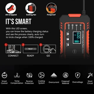 Automatic Battery Chargers 12V 6A Smart Pulse Repair LCD Battery Chargers for Automobiles. Brand NEW