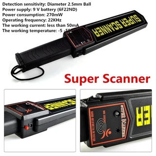 Hand Held Metal Detector Security Checking, Scanning Devices. Super Scanner. Brand New Products.