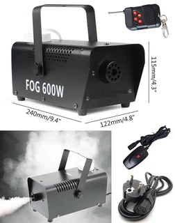 Smoke, Fog Machine for Disco, Party, Night Club. 600W Heavy Duty, Compact, High Capacity. Brand NEW.