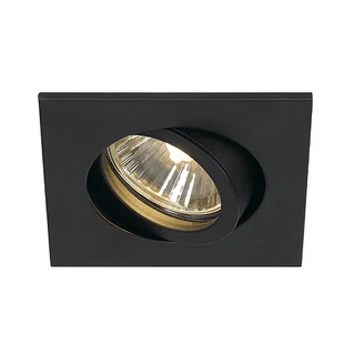 Downlight Fittings: Square Nouveau Classic Design with Swivel Tilt Function in Assorted Colours. NEW