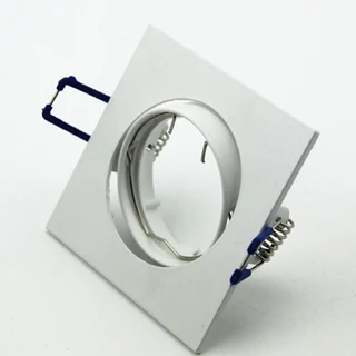 Downlight Fittings: Square Nouveau Classic Design with Swivel Tilt Function in Assorted Colours. NEW