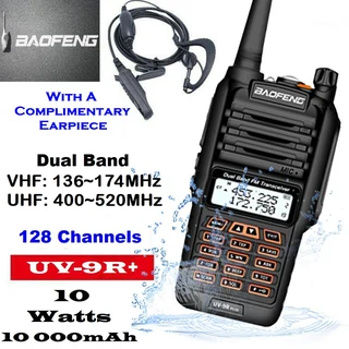 Baofeng UV-9R Plus Walkie Talkie VHF UHF Dual Band 15W Handheld Two Way Radio / Transceiver. ALL NEW