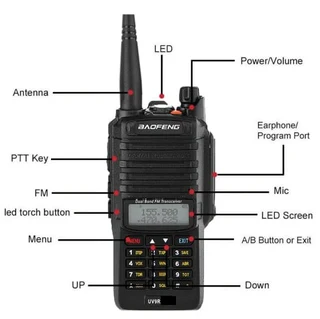 Baofeng UV-9R Plus Walkie Talkie VHF UHF Dual Band 15W Handheld Two Way Radio / Transceiver. ALL NEW