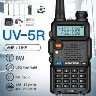 Baofeng UV-5R Walkie Talkie VHF UHF Dual Band 8W Handheld Two Way Radio / Transceiver. All Brand New