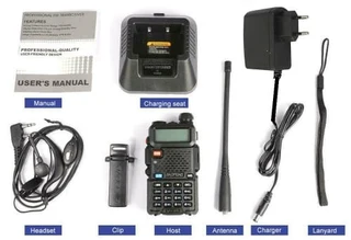 Baofeng UV-5R Walkie Talkie VHF UHF Dual Band 8W Handheld Two Way Radio / Transceiver. All Brand New