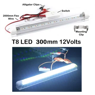 12V LED T8 Tube Lights With Wiring and On/Off Switch. Ideal For Use As Loadshedding Lamps. Brand NEW
