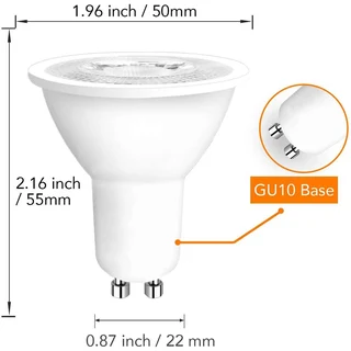Dimmable LED Light Bulbs Natural White 6W GU10 220V Downlights Spotlights Ceiling Lights. Brand NEW.