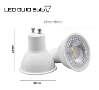 Dimmable LED Light Bulbs Natural White 6W GU10 220V Downlights Spotlights Ceiling Lights. Brand NEW.