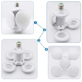 LED Lamp Foldable UFO Football Shape 220V. Unique and Novelty Deformable Design. Brand New Products.