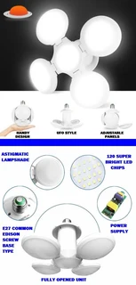 LED Lamp Foldable UFO Football Shape 220V. Unique and Novelty Deformable Design. Brand New Products.