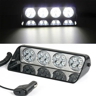 Cool White LED Strobe Flash Vehicle Windscreen Warning Dashboard Light with 16 Modes. Brand NEW