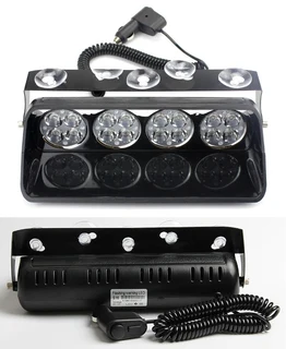 Red LED Strobe Flash Vehicle Windscreen Warning Dashboard Light with 16 Modes. Brand New Products.