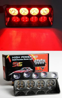 Red LED Strobe Flash Vehicle Windscreen Warning Dashboard Light with 16 Modes. Brand New Products.