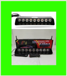 Very Long Green LED Strobe Flash Vehicle Windscreen Dashboard Warning Light. Brand NEW Products.