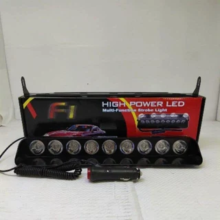 Very Long Green LED Strobe Flash Vehicle Windscreen Dashboard Warning Light. Brand NEW Products.