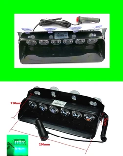 Green Ultra Bright LED Strobe Flash Vehicle Windscreen Dashboard Warning Light. Brand NEW Products.
