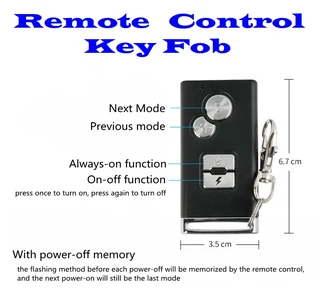 Remote Controlled Cool White LED Strobe Flash Vehicle Dashboard Windscreen Visor Light. Brand NEW.