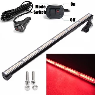 Red Strobe Flash COB LED Vehicle Warning Emergency Hazard Light Bar. Super Bright. Brand New Stock