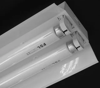 T8 Double Open Channel LED Tube Light Fitting with Reflector 1500mm 5ft 1.5m. Brand New Products.