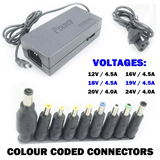 Universal Power Adapter with Connector Plugs for Laptops or Mobile Devices. Brand New Products.