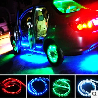 LED Flashing Strobing Strip Lights: 12V 60cm Length. Ideal for Deco or Vehicles. Brand New Products.