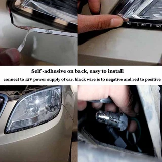 LED Flashing Strobing Strip Lights: 12V 60cm Length. Ideal for Deco or Vehicles. Brand New Products.