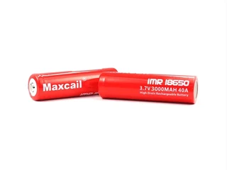 Rechargeable High Drain 18650 Maxcail Batteries 3.7V 3000mAh 40A. Brand New Maxcail Batteries.