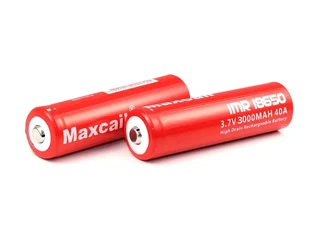 Rechargeable High Drain 18650 Maxcail Batteries 3.7V 3000mAh 40A. Brand New Maxcail Batteries.