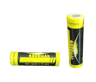 18650 3.7V 4800mAh 40A Rechargeable High Drain Batteries. Brand New TF Batteries.