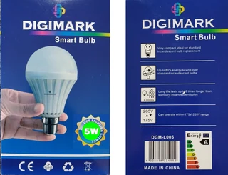 Emergency LED Light Bulbs Smart Intelligent Loadshedding Solution Globes 5W B22. Brand New Products.