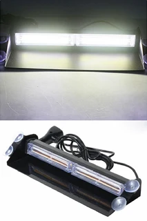 Cool White COB LED Vehicle Dashboard Flash Hazard Warning Windscreen Dash Light. Brand New Products.
