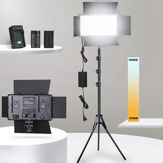 Video and Photography LED VariColor Rechargeable Light Studio Professional Kit. Brand New Products.