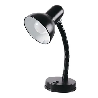 Desk Top Lamp Holder with Flexible Gooseneck plus LED Light Bulb.  In Assorted Colours. Brand NEW.