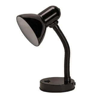 Desk Top Lamp Holder with Flexible Gooseneck plus LED Light Bulb.  In Assorted Colours. Brand NEW.