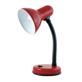 Desk Top Lamp Holder with Flexible Gooseneck plus LED Light Bulb.  In Assorted Colours. Brand NEW.