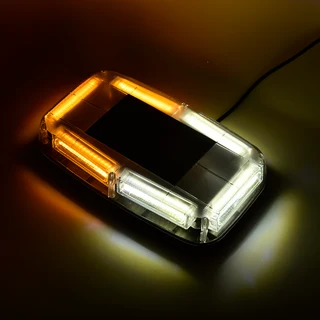 High Intensity COB LED Strobe Vehicle Roof Top Flash Light. Amber / Cool White. Brand New Products.
