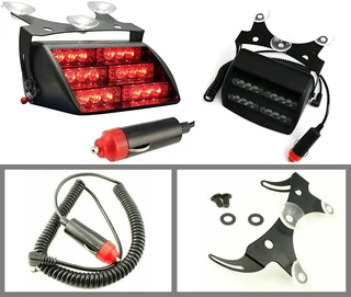 Red LED Windscreen Emergency Vehicle Flash/Warning Dashboard Light. Dash Light. Brand New Products.