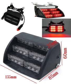 Red LED Windscreen Emergency Vehicle Flash/Warning Dashboard Light. Dash Light. Brand New Products.