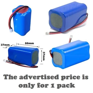 Rechargeable 18650 Battery Pack 3.7V 4-Cells (4P Pack). Light Duty Applications. Brand New Products.