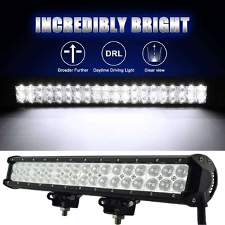 LED Light Bar 144W 7D Double Row Sliding Bracket Mount DC10~32V in Cool White. Brand New Products.