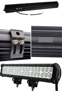 LED Light Bar 144W 7D Double Row Sliding Bracket Mount DC10~32V in Cool White. Brand New Products.