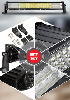 LED Light Bar 10D QUAD ROW Combo Beam Pattern DC10~32Volts in Cool White. Brand New Products.