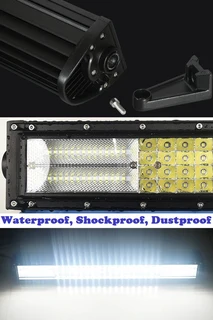 LED Light Bar 10D QUAD ROW Combo Beam Pattern DC10~32Volts in Cool White. Brand New Products.