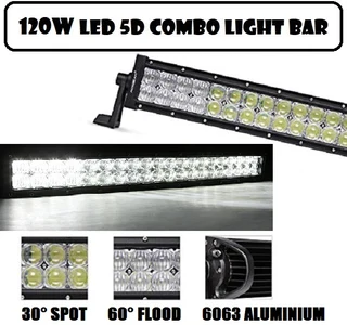LED Light Bar Double Row 120W 5D Optic Design Combo Beam DC10~32V in Cool White. Brand New Products.