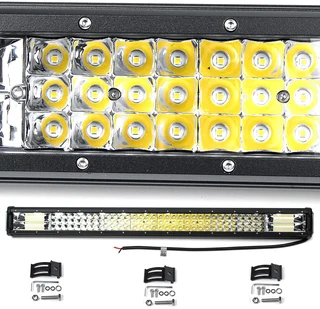 468W LED Tri-Row 7D Reflector Light Bar with Combo Cool White Beam. Very Bright. Brand New Products.