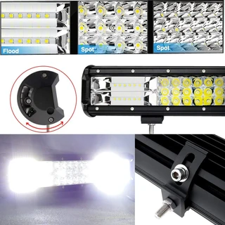 468W LED Tri-Row 7D Reflector Light Bar with Combo Cool White Beam. Very Bright. Brand New Products.