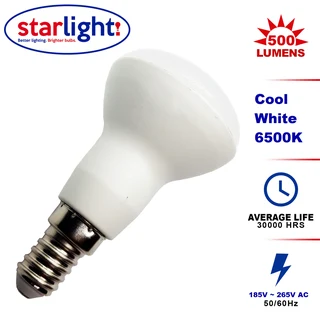 LED Light Bulbs: Par E14 Base 6W R39 Series Reflector AC185V~265V in Cool White. Brand New Products.