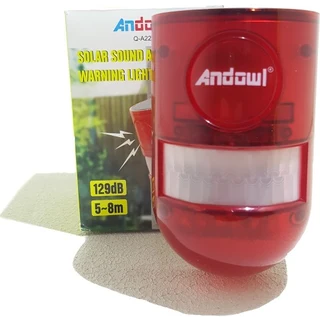 Solar Alarm LED Lamp, Solar Motion Sensor Sound and LED Light Alarm. Brand New Products.