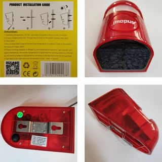 Solar Alarm LED Lamp, Solar Motion Sensor Sound and LED Light Alarm. Brand New Products.