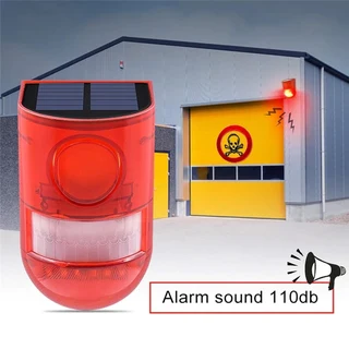 Solar Alarm LED Lamp, Solar Motion Sensor Sound and LED Light Alarm. Brand New Products.